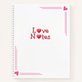 Liefdesbriefjes  notitieboek