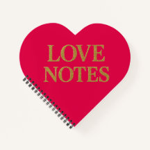 Liefdesbriefjes notitieboek.