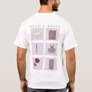 Liefdesbriefjes Romantisch Esthetisch Shirt
