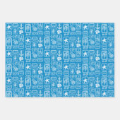 Liefdesbriefjes van het strand Oceaan Modern Aange Inpakpapier Vel (Voorkant 2)