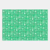 Liefdesbriefjes van het strand Oceaan Modern MAAK  Inpakpapier Vel (Voorkant 2)