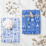 Liefdesbriefjes van het strand Oceaan Modern MAAK  Inpakpapier Vel<br><div class="desc">Perfect ontwerp voor cadeauverpakkingen. Handgemaakte kunst voor jou! Ideaal voor een strand bruidsfeest,  vrijgezellenfeest,  verlovingsfeest of verjaardagscadeau.</div>