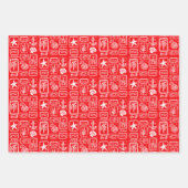 Liefdesbriefjes van het strand Ocean moderne aange Inpakpapier Vel (Voorkant 2)