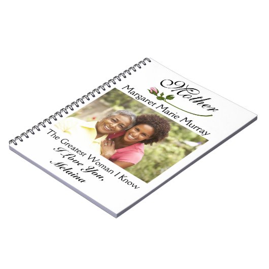 Liefdesbriefjes voor moeder / grootmoeder / vrouw notitieboek (Linkerzijde)