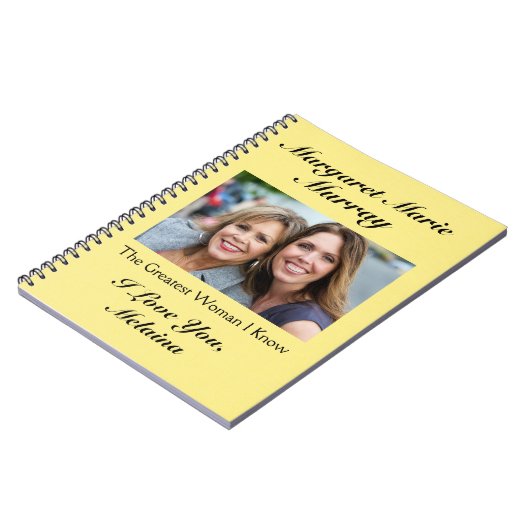 Liefdesbriefjes voor moeder / grootmoeder / vrouw notitieboek (Linkerzijde)