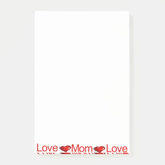 Liefdesbriefjes voor Moeder  Post-it® Notes (Voorkant)