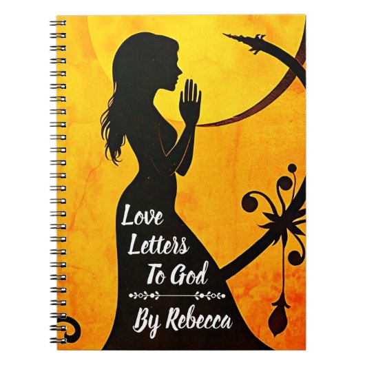 Liefdesbrieven aan God - Custom Prayer Journal Notitieboek (Voorkant)