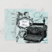  liefdesbrieven Bridal Shower Uitnodiging (Voorkant / Achterkant)