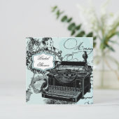  liefdesbrieven Bridal Shower Uitnodiging (Staand voorkant)