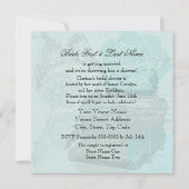  liefdesbrieven Bridal Shower Uitnodiging (Achterkant)