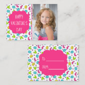 Liefdesbrieven Valentijnsdag Custom Photo Cards Notitiekaartje (Voorkant / Achterkant)