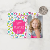 Liefdesbrieven Valentijnsdag Custom Photo Cards Notitiekaartje (Voorkant / Achterkant in situ)