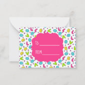 Liefdesbrieven Valentijnsdag Custom Photo Cards Notitiekaartje (Achterkant)