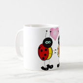 liefdesbug " show je liefde " koffiemok (Voorkant links)