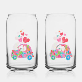 Liefdesbug Soda Glas