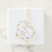 Liefdesbug Tuin Baby shower Bedankt Bedankjes Labels (In situ)
