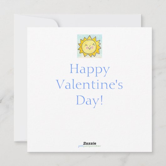 liefdesbunny valentijn feestdagenkaart (Achterkant)