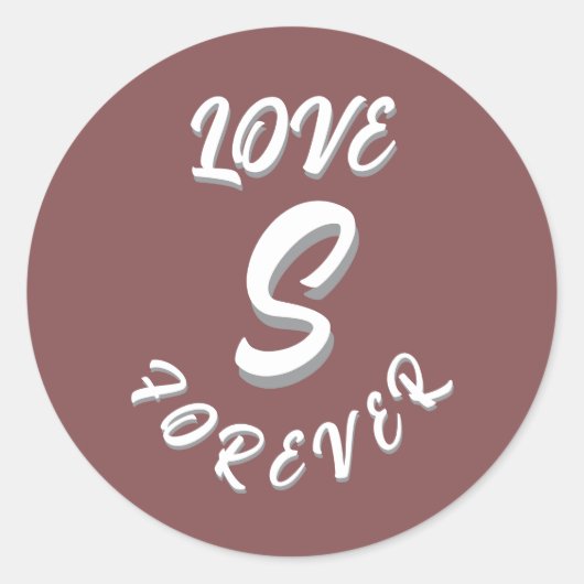 LIEFDESCADEAU MAN VROUW VRIENDIN VRIEND RONDE STICKER (Voorkant)