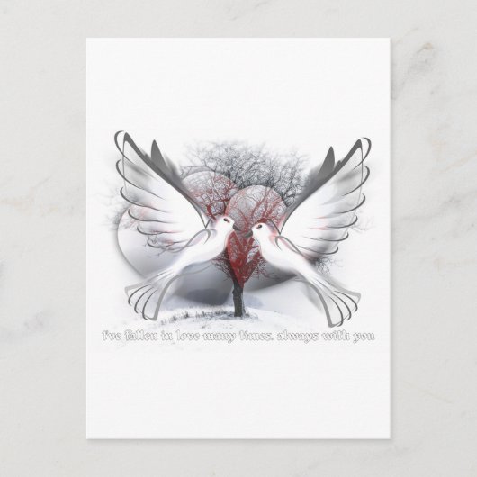 Liefdescadeau voor haar briefkaart (Voorkant)