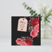 LIEFDESCADEAU VOOR MOEDERDAG KAART (Staand voorkant)
