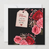 LIEFDESCADEAU VOOR MOEDERDAG KAART (Voorkant)