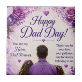 LIEFDESCADEAU VOOR VADERDAG TEGELTJE (Voorkant)