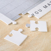 Liefdescadeaus | Aangepaste foto en tekst Legpuzzel (Zijkant)