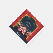 liefdescircus Carnival Red White Blue Servet (Hoek)