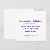 Liefdescitaat Aankondiging (Voorkant / Achterkant)