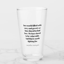 Liefdescitaat Glas