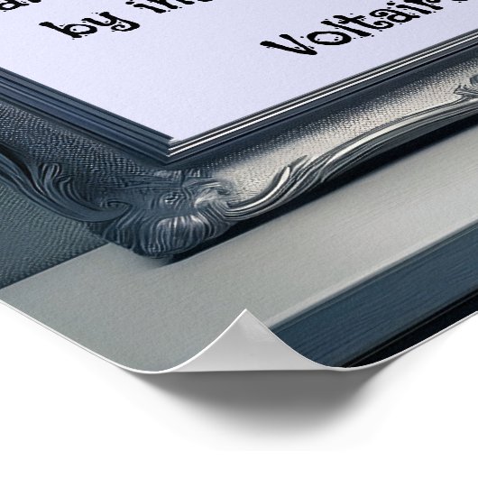 Liefdescitaat - Voltaire Poster (Hoek)