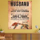 Liefdescitaat voor cadeau-idee voor echtgenoot, ve canvas afdruk (Insitu (Woonkamer))