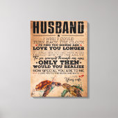 Liefdescitaat voor man cadeau-idee, verjaardag van canvas afdruk (Voorkant)