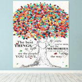 Liefdescitaat voor man, verjaardagscadeau voor ech canvas afdruk (Insitu (Houten vloer))