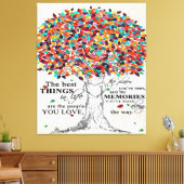 Liefdescitaat voor man, verjaardagscadeau voor ech canvas afdruk (Insitu (Woonkamer))