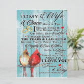 Liefdescitaat voor vrouw, liefdescadeau voor koppe menu (Staand voorkant)