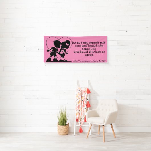 "Liefdescomponenten" Spandoek (Insitu)