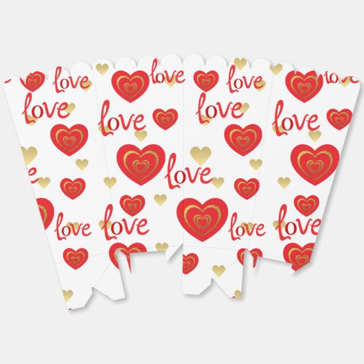 liefdescorazon bedankdoosjes (Ongevouwen)