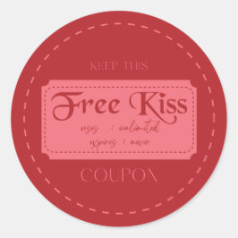 Liefdescoupon sticker