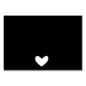 Liefdescoupons in zwart en goud kaart (Achterkant)