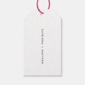 Liefdescript | Krachtpapier Calligrafie Gift Tag Cadeaulabel (Voorkant)
