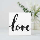 liefdescursief schrijven kaart (Staand voorkant)