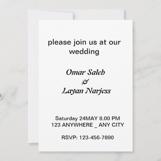 Liefdesdans in de schaduw van bomen kaart (Achterkant)