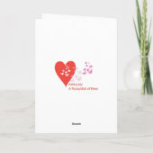 Liefdesdans zingen kaart (Achterkant)