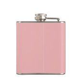 Liefdesdrank Blush Roze Bloemige Gepersonaliseerd Heupfles (Achterkant)
