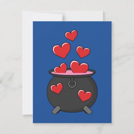 Liefdesdrank Feestdagenkaart (Voorkant)