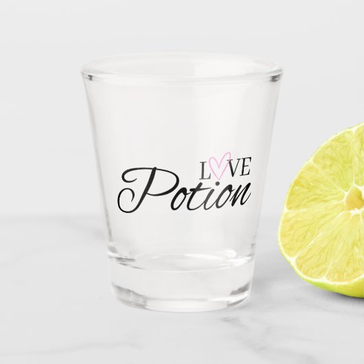 Liefdesdrank Shot Glas (Voorkant)
