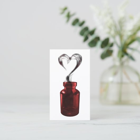 liefdesdrank visitekaartje (Staand voorkant)