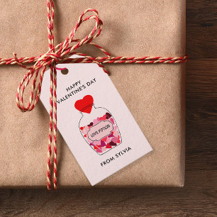 Liefdesdrankje Gelukkige Valentijnsdag Gepersonali Cadeaulabel