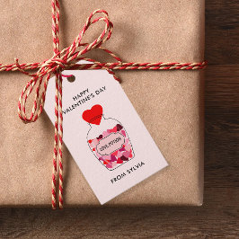 Liefdesdrankje Gelukkige Valentijnsdag Gepersonali Cadeaulabel